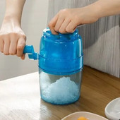Concasor de gheață cu mâner DIY, manual portabil, Producător de noroi de gheață pentru acasă, Smoothie de conuri de zăpadă, Mașină de făcut blocuri de gheață Razor de gheață
