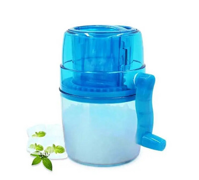Concasor de gheață cu mâner DIY, manual portabil, Producător de noroi de gheață pentru acasă, Smoothie de conuri de zăpadă, Mașină de făcut blocuri de gheață Razor de gheață