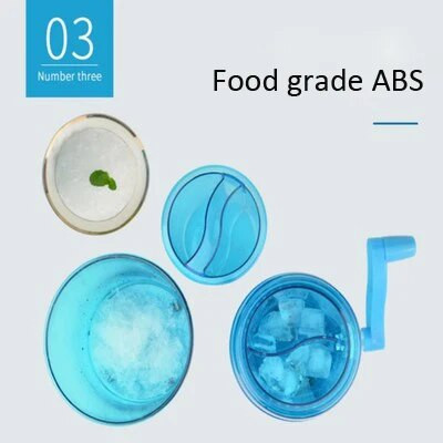 Rankena „pasidaryk pats“ ledo smulkintuvas, nešiojamasis rankinis ledo purvo gaminimo aparatas, namų sniego kūgio kokteilis, ledo blokų gamybos mašina, ledo skustuvas