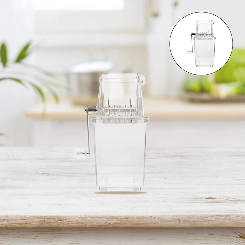 2 l ledo smulkintuvo skustuvas Nešiojamas rankinio švaistiklio ledo aparatas, tinkantis namams ledo drožlių ledo drožlių naudojimo vadovas A