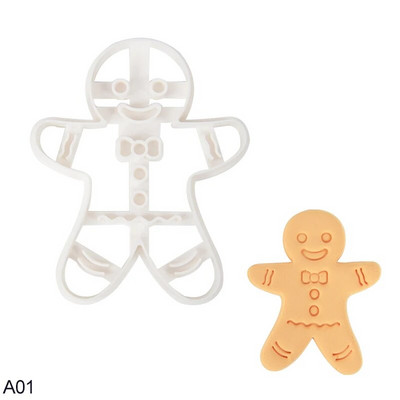 1 tk Halloweeni piparkoogimehe pealuu küpsiselõikur jõulude 3D plastist skelett küpsisevormi kondiitritooted multifilmi koogi kaunistus