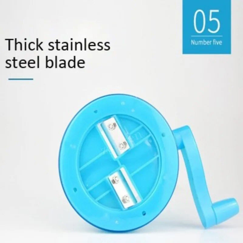 Ledų smulkintuvas rankiniu būdu sukamas ledo skustuvas ir sniego kūgio aparatas Nešiojamas ledo smulkintuvas ir skutimosi ledo mašina gardiems sveikiems užkandžiams