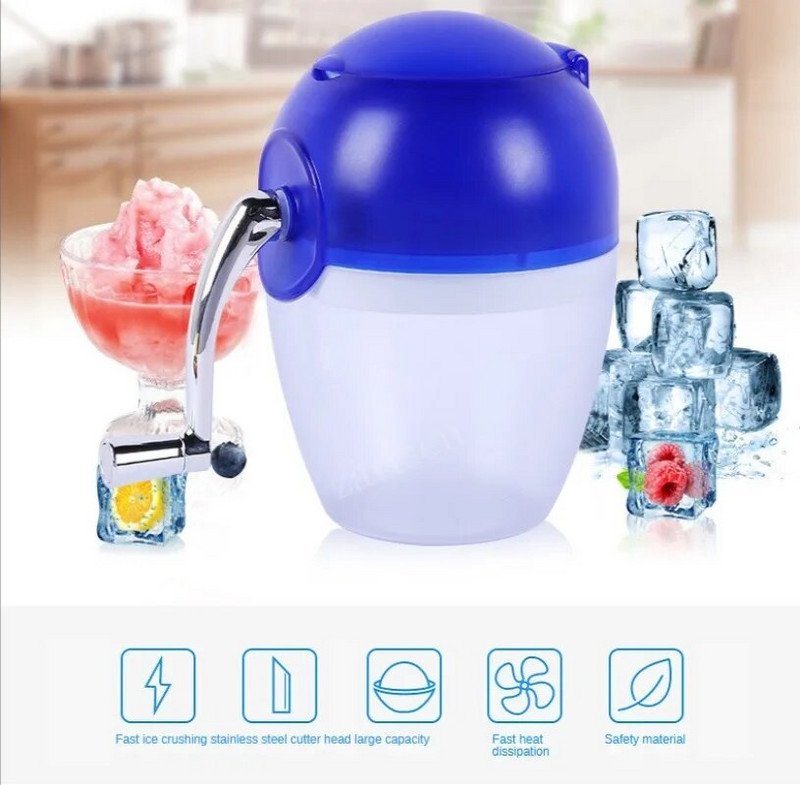 Nešiojamas rankinis ledo smulkintuvas formos rankinis švaistiklis Rankinis ledo smulkintuvas Nuskustas ledo aparatas Virtuvės baras Ledo maišytuvai Linksmi gėrimai Įrankiai