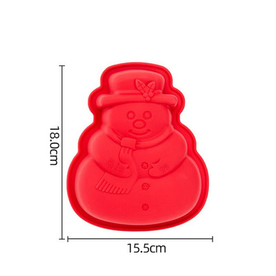 Kalėdų serijos Kalėdų eglutė didelis pyragas silikono formos torto dekoravimo įrankių rinkinys „pasidaryk pats“ putėsiai skrudinta duona kepimo skarda Duonos tešlos biskvito forma