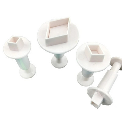 Sausainių formelės Įvairios formos Fondant Antspaudai Virtuvės priedai Plastikas Medžiaga R7UB