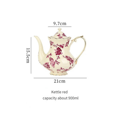 Šalica i tanjur Francuski restoran Poslijepodnevni čaj Šalica za kavu Kućni namještaj Britanska retro palača u stilu keramičke posude za čaj Poklon