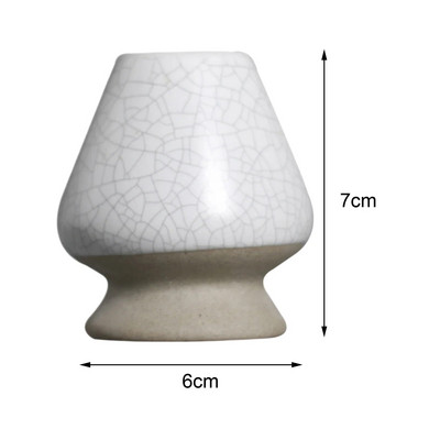 Japoniškas Matcha plaktuvo stovas arbatos ceremonija Matcha Bowl Chasen stovas virtuvės valgomajam Keraminis arbatos dubenėlio Matcha plaktuvo laikiklis