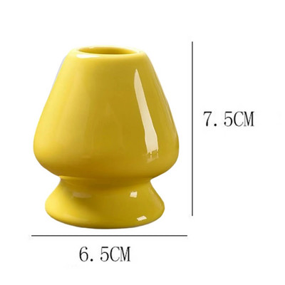 Japoniškas Matcha plaktuvo stovas arbatos ceremonija Matcha Bowl Chasen stovas virtuvės valgomajam Keraminis arbatos dubenėlio Matcha plaktuvo laikiklis