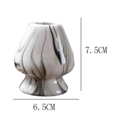 Japoniškas Matcha plaktuvo stovas arbatos ceremonija Matcha Bowl Chasen stovas virtuvės valgomajam Keraminis arbatos dubenėlio Matcha plaktuvo laikiklis