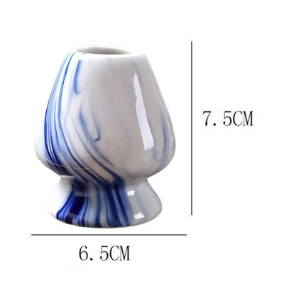 Japoniškas Matcha plaktuvo stovas arbatos ceremonija Matcha Bowl Chasen stovas virtuvės valgomajam Keraminis arbatos dubenėlio Matcha plaktuvo laikiklis