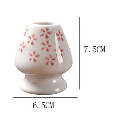 Japoniškas Matcha plaktuvo stovas arbatos ceremonija Matcha Bowl Chasen stovas virtuvės valgomajam Keraminis arbatos dubenėlio Matcha plaktuvo laikiklis