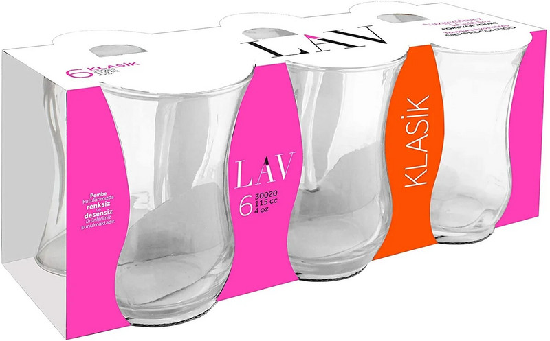 Turkijos arbatos puodelių rinkinys iš 6 aukštos kokybės stiklinių stiklinių puodelių arbatos puodeliai Tradicinis Naudojamas Maroko Senoji Persija Pagaminta Turkijoje