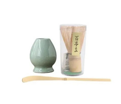 3 σε 1 Σετ Matcha Bamboo Whisk Κουταλάκι Κεραμικό μπολ Παραδοσιακά σετ τσαγιού για το σπίτι Εργαλεία παρασκευής τσαγιού Αξεσουάρ Δώρα γενεθλίων