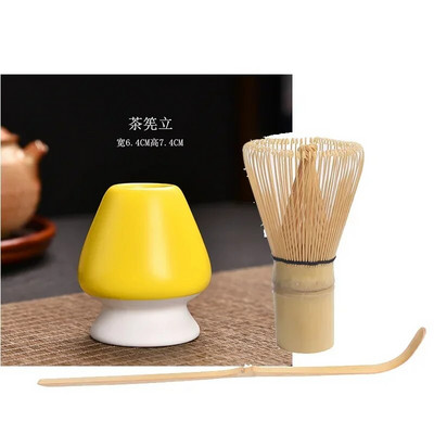 3 σε 1 Σετ Matcha Bamboo Whisk Κουταλάκι Κεραμικό μπολ Παραδοσιακά σετ τσαγιού για το σπίτι Εργαλεία παρασκευής τσαγιού Αξεσουάρ Δώρα γενεθλίων
