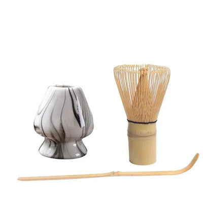 3 σε 1 Σετ Matcha Bamboo Whisk Κουταλάκι Κεραμικό μπολ Παραδοσιακά σετ τσαγιού για το σπίτι Εργαλεία παρασκευής τσαγιού Αξεσουάρ Δώρα γενεθλίων