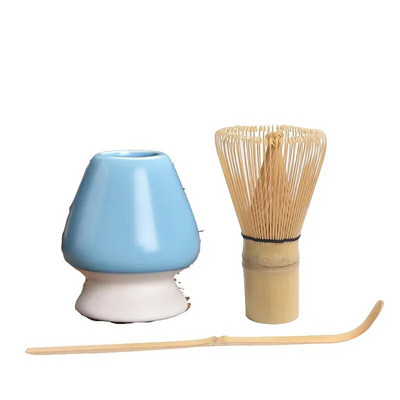 3 σε 1 Σετ Matcha Bamboo Whisk Κουταλάκι Κεραμικό μπολ Παραδοσιακά σετ τσαγιού για το σπίτι Εργαλεία παρασκευής τσαγιού Αξεσουάρ Δώρα γενεθλίων