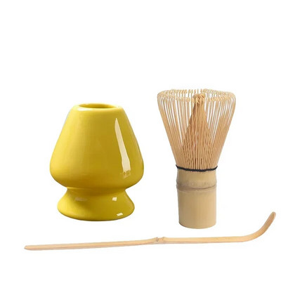 3 σε 1 Σετ Matcha Bamboo Whisk Κουταλάκι Κεραμικό μπολ Παραδοσιακά σετ τσαγιού για το σπίτι Εργαλεία παρασκευής τσαγιού Αξεσουάρ Δώρα γενεθλίων