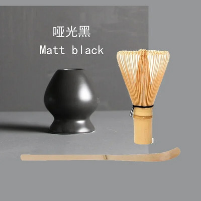 3 σε 1 Σετ Matcha Bamboo Whisk Κουταλάκι Κεραμικό μπολ Παραδοσιακά σετ τσαγιού για το σπίτι Εργαλεία παρασκευής τσαγιού Αξεσουάρ Δώρα γενεθλίων