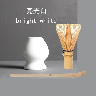 3 σε 1 Σετ Matcha Bamboo Whisk Κουταλάκι Κεραμικό μπολ Παραδοσιακά σετ τσαγιού για το σπίτι Εργαλεία παρασκευής τσαγιού Αξεσουάρ Δώρα γενεθλίων