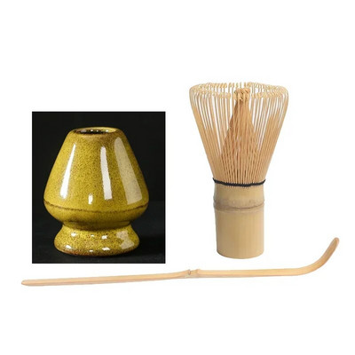 3 σε 1 Σετ Matcha Bamboo Whisk Κουταλάκι Κεραμικό μπολ Παραδοσιακά σετ τσαγιού για το σπίτι Εργαλεία παρασκευής τσαγιού Αξεσουάρ Δώρα γενεθλίων