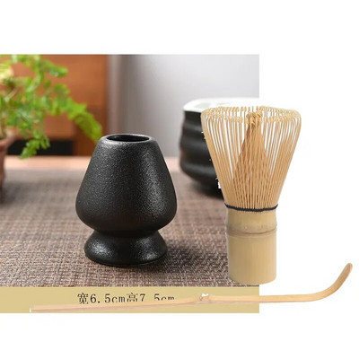 3 σε 1 Σετ Matcha Bamboo Whisk Κουταλάκι Κεραμικό μπολ Παραδοσιακά σετ τσαγιού για το σπίτι Εργαλεία παρασκευής τσαγιού Αξεσουάρ Δώρα γενεθλίων