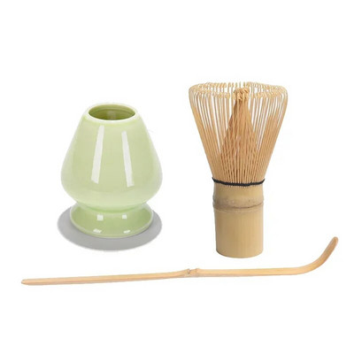 3 σε 1 Σετ Matcha Bamboo Whisk Κουταλάκι Κεραμικό μπολ Παραδοσιακά σετ τσαγιού για το σπίτι Εργαλεία παρασκευής τσαγιού Αξεσουάρ Δώρα γενεθλίων