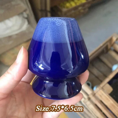 Japoniškas keraminis „Matcha“ plaktuvo pagrindas Žaliosios arbatos „Chasen“ laikiklis Bambuko arbatos šaukštas Spalvingas „Matcha“ arbatos dubuo „Chasen“ stovas gėrimo meno įrankis