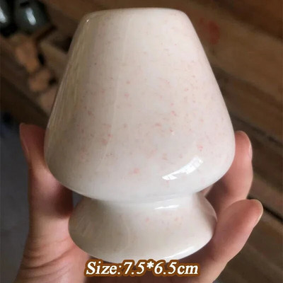 Japoniškas keraminis „Matcha“ plaktuvo pagrindas Žaliosios arbatos „Chasen“ laikiklis Bambuko arbatos šaukštas Spalvingas „Matcha“ arbatos dubuo „Chasen“ stovas gėrimo meno įrankis