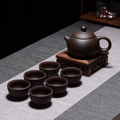 Zisha teenõude teenus Hiina lillast savist teekannu komplekt teetõmmis Käsitsi valmistatud teetass Tasuta kohaletoimetamine