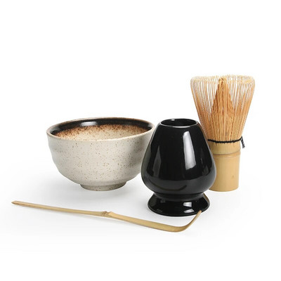 4tk/komplekt traditsiooniline matcha kingikomplekt naturaalsest bambusest matcha vispli keraamiline Matcha Bowl visplihoidja jaapani teekomplektid