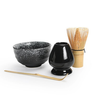 4tk/komplekt traditsiooniline matcha kingikomplekt naturaalsest bambusest matcha vispli keraamiline Matcha Bowl visplihoidja jaapani teekomplektid
