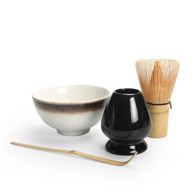 4tk/komplekt traditsiooniline matcha kingikomplekt naturaalsest bambusest matcha vispli keraamiline Matcha Bowl visplihoidja jaapani teekomplektid