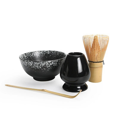4tk/komplekt traditsiooniline matcha kingikomplekt naturaalsest bambusest matcha vispli keraamiline Matcha Bowl visplihoidja jaapani teekomplektid