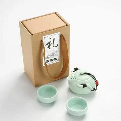 Kineski lonac i šalica Set za čaj Putni Kung Fu Keramičke prijenosne šalice za čaj Čajnik Porculanske Gaiwan šalice Alati za ceremonije Ručno izrađeni mini