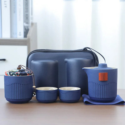 Nešiojamas kelioninis arbatos rinkinys, lauko stovyklavimo arbatos ruošimo įrankis, vienetiniai Kung Fu arbatos rinkiniai, geriausia dovana arbatos kultūros mėgėjams