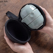 Šiuolaikiniai keraminiai stalo reikmenys arbatinuko stalviršio puošmena Nešiojami kelionių Kung Fu arbatos rinkiniai Porcelianiniai amatai Namų dekoravimo priedai