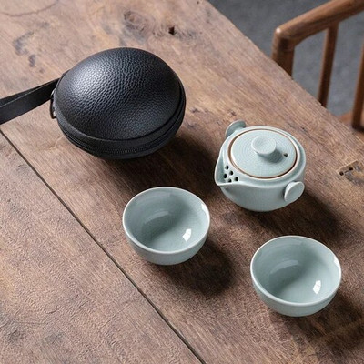 Šiuolaikiniai keraminiai stalo reikmenys arbatinuko stalviršio puošmena Nešiojami kelionių Kung Fu arbatos rinkiniai Porcelianiniai amatai Namų dekoravimo priedai