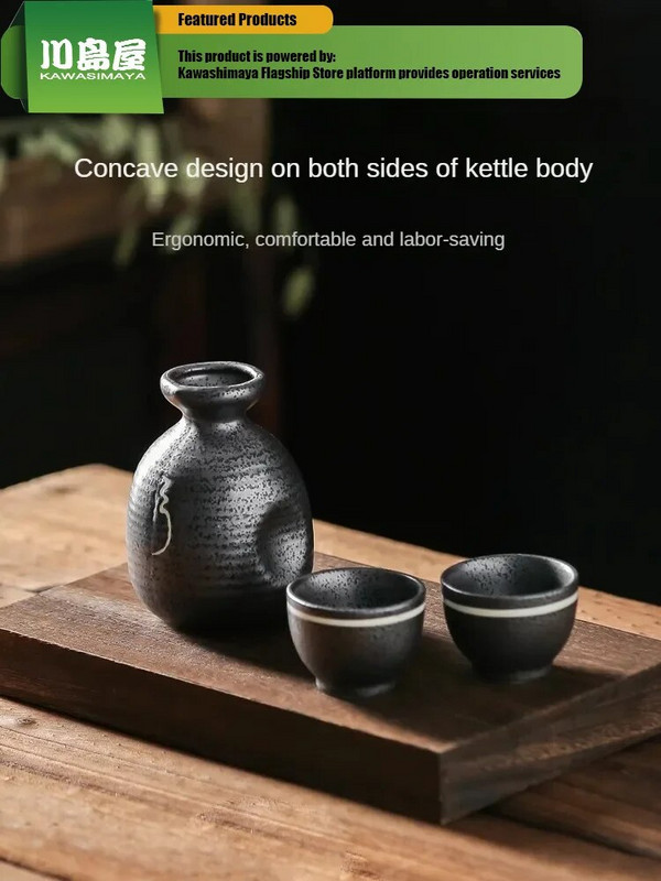 KAWASIMAYA japoniškų sakų rinkiniai, buitiniai japoniško sake puodų šildytuvai Sake puodų puodams Sake puodeliai Shochu puodeliai baltos sake puodeliai
