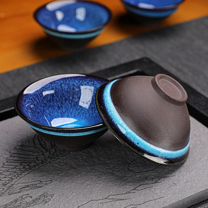 Κεραμικό σετ τσαγιού Αξεσουάρ παραγωγής κινέζικου τσαγιού Κουνγκ Φου Ένα δοχείο με τέσσερα φλιτζάνια με τα καλύτερα δώρα διακοπών για τους λάτρεις του τσαγιού