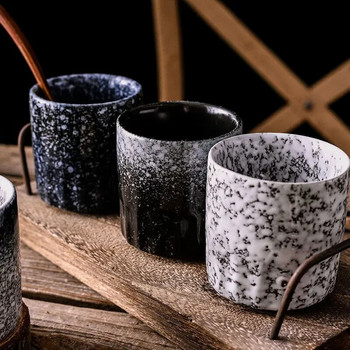 200 ml Чаша за чай в японски стил Керамична чаша за кафе Чаши Бира Уиски Стъклена чаша за съдове Чаша за лате кафе