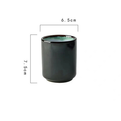 Δημιουργικό ρετρό ιαπωνικό στυλ Κεραμικό φλιτζάνι σούπας Χοντρό κεραμικό ζωγραφισμένο στο χέρι δικτυωτό μοτίβο Φλιτζάνι τσαγιού Φλιτζάνι καφέ Κύπελλο κρασιού Ποτό