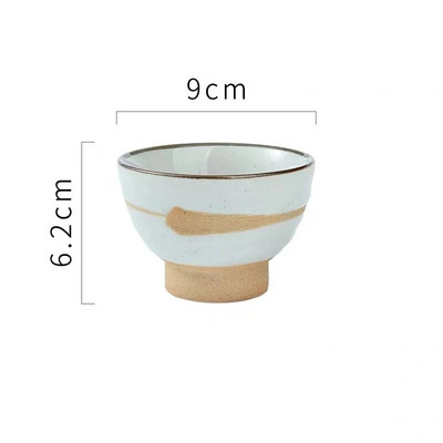 Δημιουργικό ρετρό ιαπωνικό στυλ Κεραμικό φλιτζάνι σούπας Χοντρό κεραμικό ζωγραφισμένο στο χέρι δικτυωτό μοτίβο Φλιτζάνι τσαγιού Φλιτζάνι καφέ Κύπελλο κρασιού Ποτό