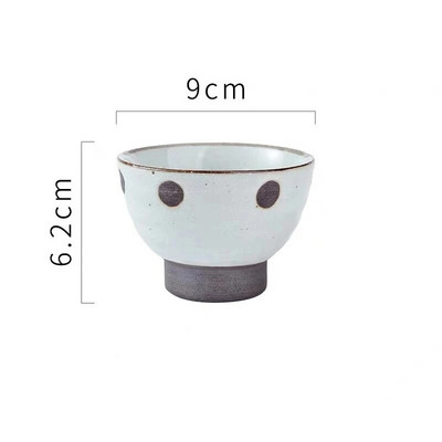 Δημιουργικό ρετρό ιαπωνικό στυλ Κεραμικό φλιτζάνι σούπας Χοντρό κεραμικό ζωγραφισμένο στο χέρι δικτυωτό μοτίβο Φλιτζάνι τσαγιού Φλιτζάνι καφέ Κύπελλο κρασιού Ποτό