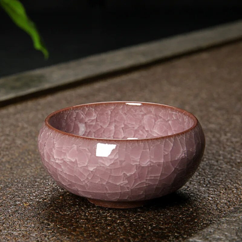1 τεμ. Ice Cracking Style Ceramic Tea Cup Pottery Espresso Coffee Cup Φλιτζάνι τσαγιού Kung Fu Κεραμικά Cute Cup Χονδρική