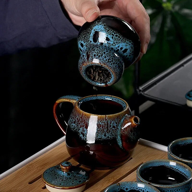 Δημιουργικό φορητό σετ τσαγιού ταξιδιού με φακελάκι τσαγιού Teeware Teware τσαγιέρα και σετ φλιτζάνι κινέζικη κατσαρόλα Coffeeware Teaware Bar Gaiwan