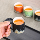 1 tk Hiina stiilis mägikeraamiline kung fu teetass Creative Pottery Espresso tassid Portselanist kohvitass pärastlõunateetass