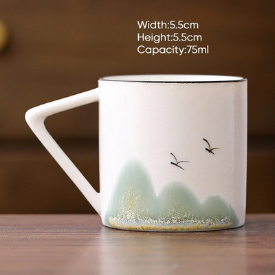 1 tk Hiina stiilis mägikeraamiline kung fu teetass Creative Pottery Espresso tassid Portselanist kohvitass pärastlõunateetass