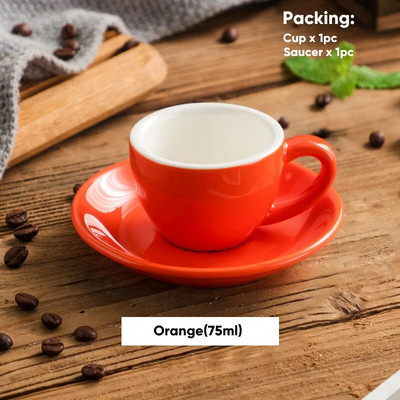 1 rinkinys spalvotų keraminių kavos puodelių rinkinys espreso kavos puodeliai porcelianiniai popietės arbatos puodeliai pusryčių pieno puodelis Mieli keramikiniai puodeliai didmeninė prekyba