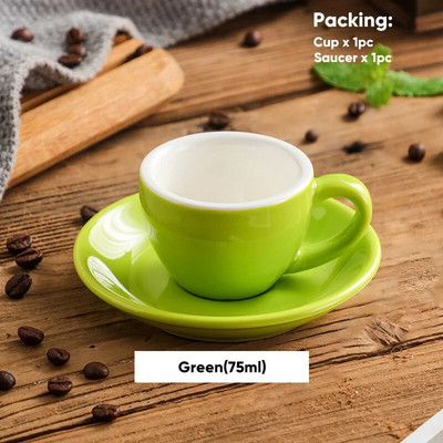 1 rinkinys spalvotų keraminių kavos puodelių rinkinys espreso kavos puodeliai porcelianiniai popietės arbatos puodeliai pusryčių pieno puodelis Mieli keramikiniai puodeliai didmeninė prekyba