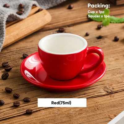 1 rinkinys spalvotų keraminių kavos puodelių rinkinys espreso kavos puodeliai porcelianiniai popietės arbatos puodeliai pusryčių pieno puodelis Mieli keramikiniai puodeliai didmeninė prekyba